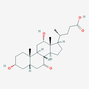 molecular formula C24H38O5 B017226 7-酮脱氧胆酸 CAS No. 911-40-0