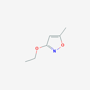 molecular formula C6H9NO2 B172260 3-Ethoxy-5-methylisoxazole CAS No. 127020-20-6
