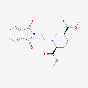 (2S,5S)-Dimethyl 1-(2-(1,3-dioxoisoindolin-2-yl)ethyl)piperidine-2,5-dicarboxylate