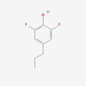 molecular formula C9H10F2O B172266 2,6-Difluoro-4-propylphenol CAS No. 183244-98-6