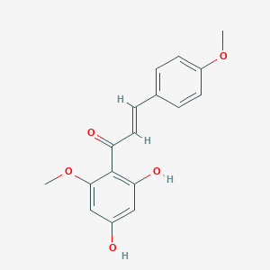 molecular formula C17H16O5 B017227 2',4'-Dihydroxy-4,6'-dimethoxychalcone CAS No. 56121-44-9