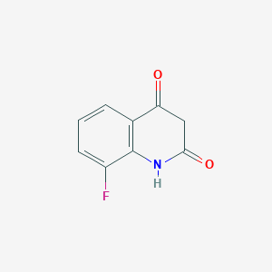 molecular formula C9H6FNO2 B172278 8-Fluoroquinoline-2,4(1H,3H)-dione CAS No. 148356-14-3
