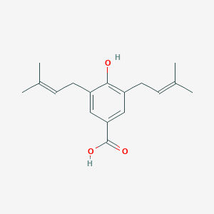 molecular formula C17H22O3 B172284 Nervogenic acid CAS No. 17622-86-5