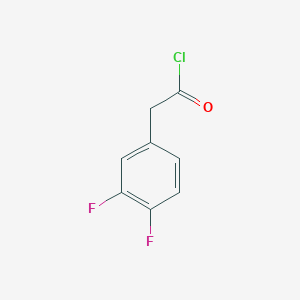 molecular formula C8H5ClF2O B172292 3,4-Difluorophenylacetyl chloride CAS No. 121639-61-0