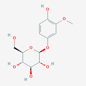 molecular formula C13H18O8 B172295 Tachioside 