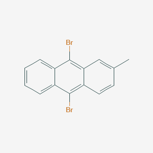 molecular formula C15H10Br2 B172297 9,10-Dibromo-2-methylanthracene CAS No. 177839-45-1