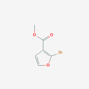 molecular formula C6H5BrO3 B172304 Methyl 2-bromofuran-3-carboxylate CAS No. 197846-06-3