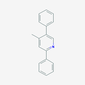 molecular formula C18H15N B172307 4-Methyl-2,5-diphenylpyridine CAS No. 156021-08-8