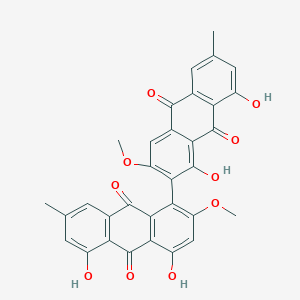 molecular formula C32H22O10 B172308 Floribundone 1 