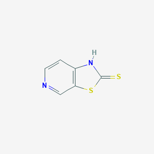 molecular formula C6H4N2S2 B172323 Thiazolo[5,4-C]pyridine-2-thiol CAS No. 116990-44-4