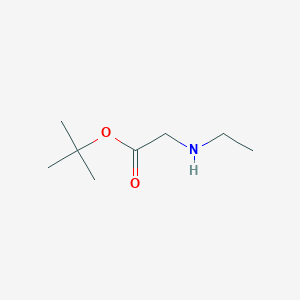 molecular formula C8H17NO2 B172335 tert-Butyl 2-(ethylamino)acetate CAS No. 172317-17-8