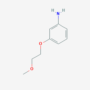 molecular formula C9H13NO2 B172354 3-(2-甲氧基乙氧基)苯胺 CAS No. 110178-35-3