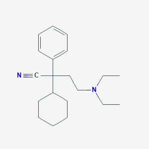 alpha-(2-(Diethylamino)ethyl)-alpha-phenylcyclohexaneacetonitrile
