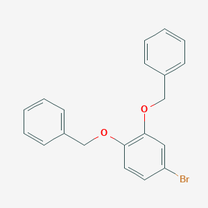 molecular formula C20H17BrO2 B172382 1,2-Bis(benzyloxy)-4-bromobenzene CAS No. 16047-57-7