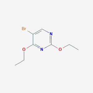 molecular formula C8H11BrN2O2 B172408 5-Bromo-2,4-diethoxypyrimidine CAS No. 132164-47-7