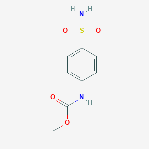 molecular formula C8H10N2O4S B172411 Methyl (4-sulfamoylphenyl)carbamate CAS No. 14070-56-5