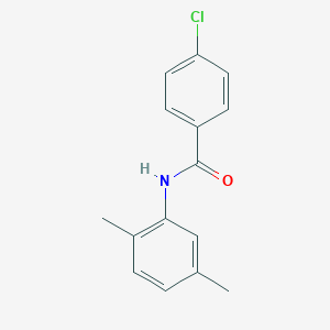 molecular formula C15H14ClNO B172416 4-chloro-N-(2,5-dimethylphenyl)benzamide CAS No. 127292-00-6