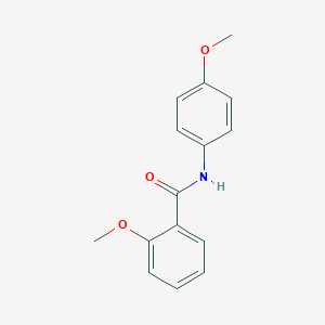 molecular formula C15H15NO3 B172418 2-methoxy-N-(4-methoxyphenyl)benzamide CAS No. 97618-68-3