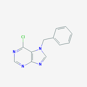 molecular formula C12H9ClN4 B017249 7-Benzyl-6-chloro-7H-purine CAS No. 1928-77-4