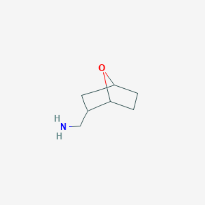 molecular formula C7H13NO B172490 1-(7-Oxabicyclo[2.2.1]hept-2-yl)methanamine CAS No. 153005-43-7