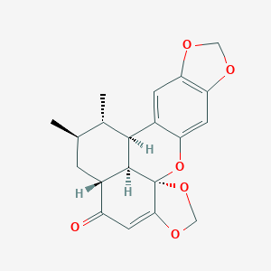 molecular formula C₂₀H₂₀O₆ B172494 Sauchinone CAS No. 177931-17-8
