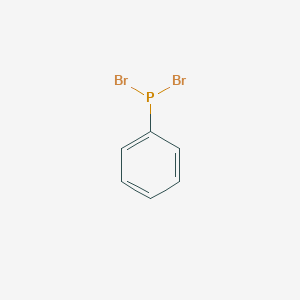 molecular formula C6H5Br2P B172495 Dibromophenylphosphine CAS No. 1073-47-8