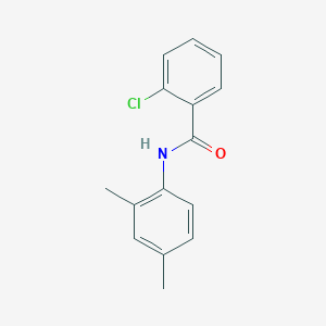 molecular formula C15H14ClNO B172508 2-chloro-N-(2,4-dimethylphenyl)benzamide CAS No. 136925-91-2