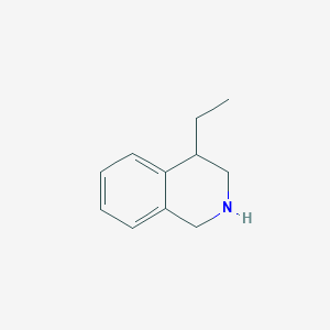 molecular formula C11H15N B172517 4-Ethyl-1,2,3,4-tetrahydroisoquinoline CAS No. 154140-71-3