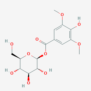 molecular formula C15H20O10 B172521 Erigeside C 