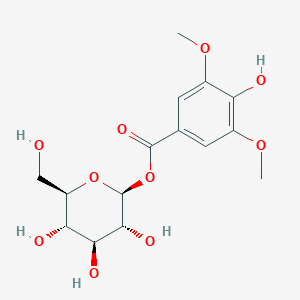 molecular formula C15H20O10 B172521 Erigeside C CAS No. 112667-09-1