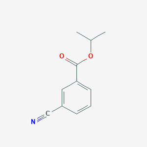 molecular formula C11H11NO2 B172523 Isopropyl 3-cyanobenzoate CAS No. 110893-37-3