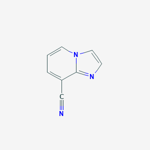 molecular formula C8H5N3 B172539 Imidazo[1,2-a]pyridine-8-carbonitrile CAS No. 136117-70-9