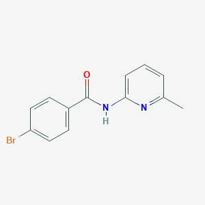 molecular formula C13H11BrN2O B172548 4-bromo-N-(6-methylpyridin-2-yl)benzamide CAS No. 174878-38-7