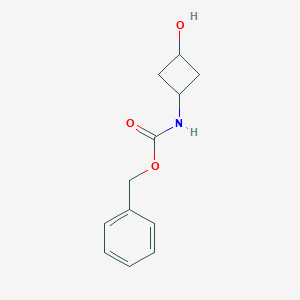 molecular formula C12H15NO3 B172550 Benzyl (3-hydroxycyclobutyl)carbamate CAS No. 130396-60-0
