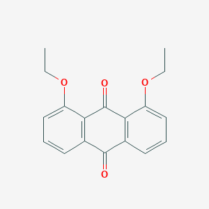molecular formula C18H16O4 B172555 1,8-Diethoxyanthracene-9,10-dione CAS No. 16294-26-1
