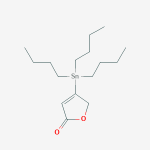 molecular formula C16H30O2Sn B172557 4-三丁基锡基-5H-呋喃-2-酮 CAS No. 145439-09-4