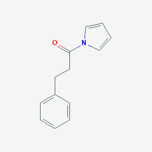 molecular formula C13H13NO B172560 N-(3-Phenylpropanoyl)pyrrole 