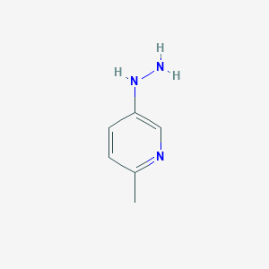 molecular formula C6H9N3 B172582 5-肼基-2-甲基吡啶 CAS No. 197516-48-6