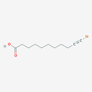 B172589 11-bromoundec-10-ynoic Acid CAS No. 13030-63-2