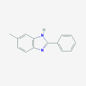 molecular formula C14H12N2 B172592 5-Methyl-2-phenyl-1H-benzoimidazole CAS No. 2963-65-7