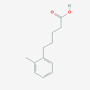 molecular formula C12H16O2 B172606 5-o-Tolyl-valeric acid CAS No. 105401-69-2