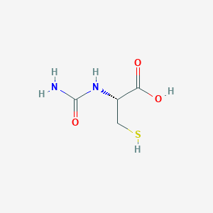 molecular formula C4H8N2O3S B017261 N-Carbamoyl-L-cysteine CAS No. 24583-23-1