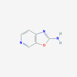 molecular formula C6H5N3O B172611 Oxazolo[5,4-c]pyridin-2-amine CAS No. 1260890-53-6