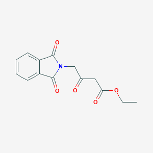 molecular formula C14H13NO5 B172625 Ethyl 4-(1,3-dioxoisoindolin-2-YL)-3-oxobutanoate CAS No. 13855-80-6
