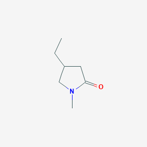 molecular formula C7H13NO B172627 4-Ethyl-1-methylpyrrolidin-2-one CAS No. 199851-83-7