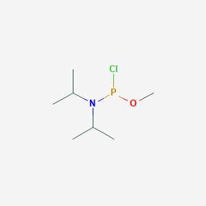 molecular formula C7H17ClNOP B017263 Chloro(diisopropylamino)methoxyphosphine CAS No. 86030-43-5