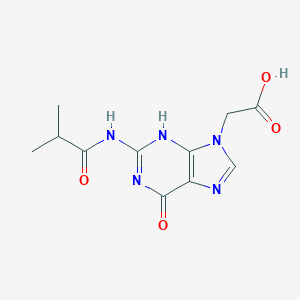 B172637 2-(2-Isobutyramido-6-oxo-1H-purin-9(6H)-yl)acetic acid CAS No. 172405-20-8