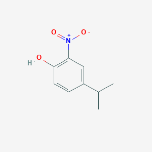 molecular formula C9H11NO3 B172638 Phenol, 4-(1-methylethyl)-2-nitro CAS No. 1576-10-9