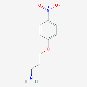 molecular formula C9H12N2O3 B172640 3-(4-Nitrophenoxy)propan-1-amine CAS No. 100841-04-1