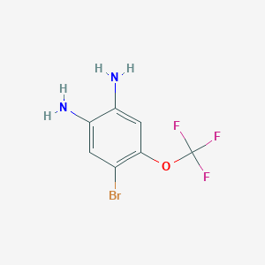 4-Bromo-5-(trifluoromethoxy)-1,2-phenylenediamine
